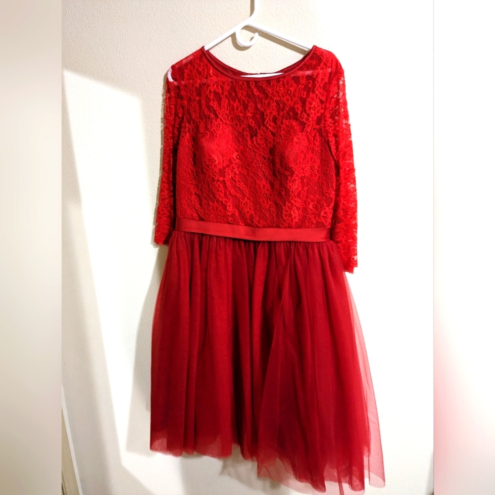 Red prom dress